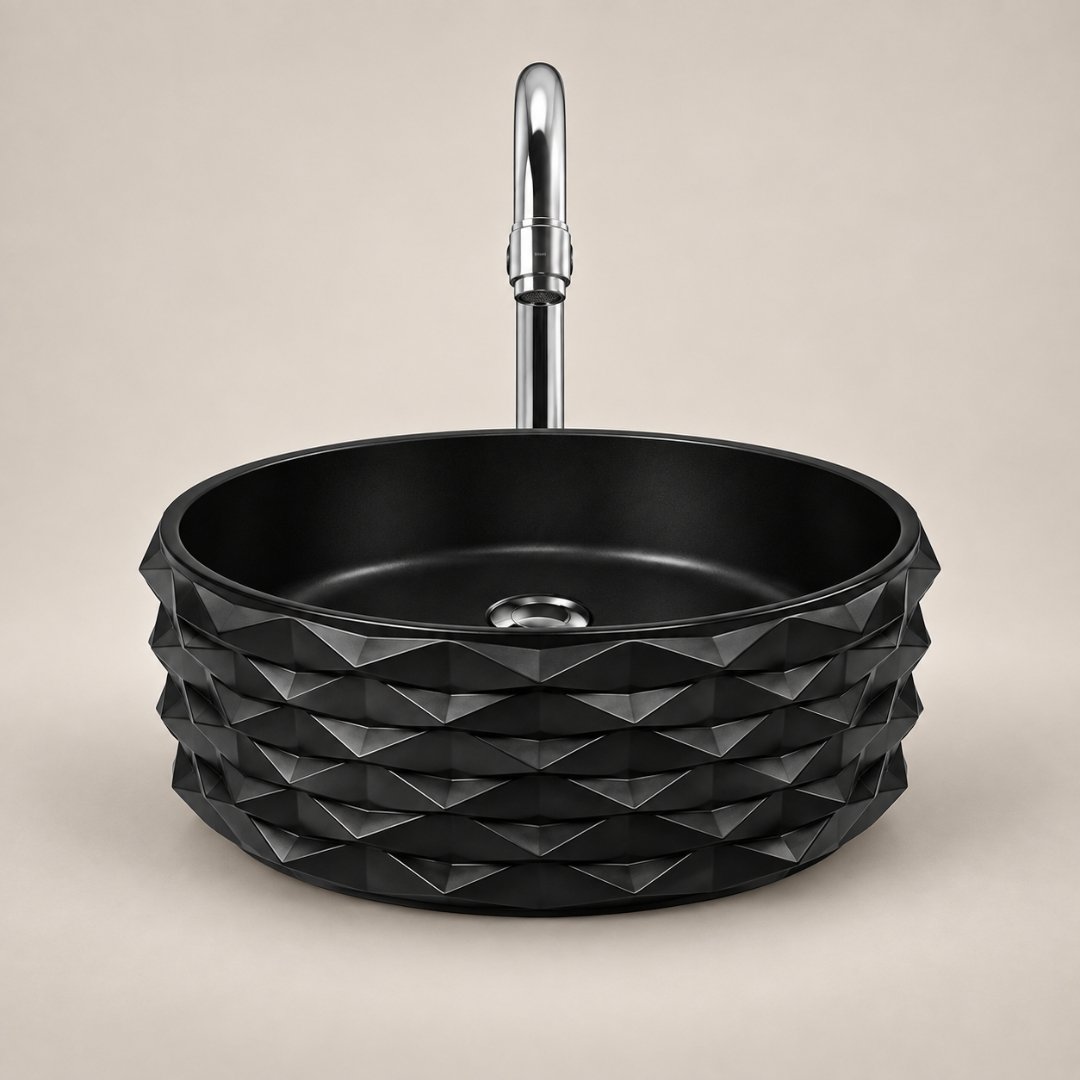Bolo Bamboo Table Top Basin Wash Basin - My Home Studio